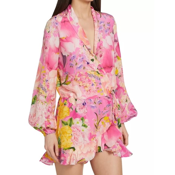 Rococo Sand Leona Floral Wrap Dress - Picture 5 of 11